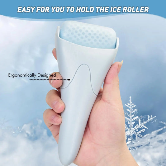 Ice Roller for Face & Eyes – Cooling Facial Massager to Reduce Puffiness & Refresh Skin IcePure Skincare